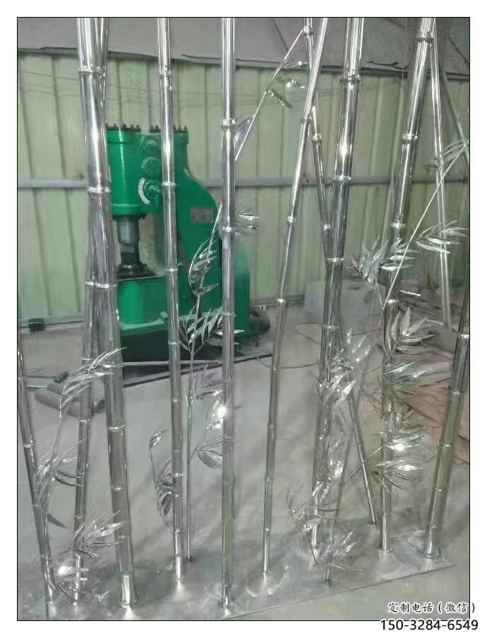 竹子雕塑 歐式步行街竹類雕塑 大型商場(chǎng)植物雕塑