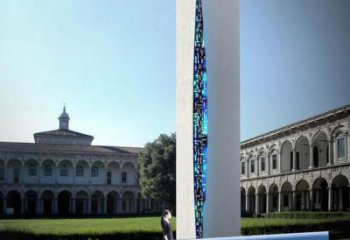 賓館精神堡壘雕塑 烤漆大型標識雕塑 歐式文化雕塑