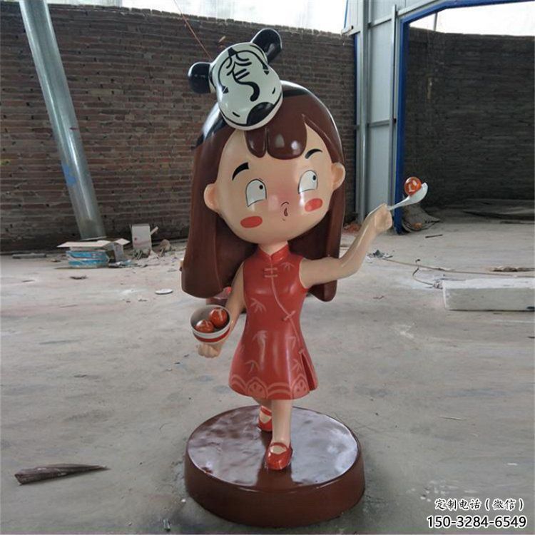 廚師雕塑 景觀校園卡通雕塑 商業(yè)街動漫雕塑