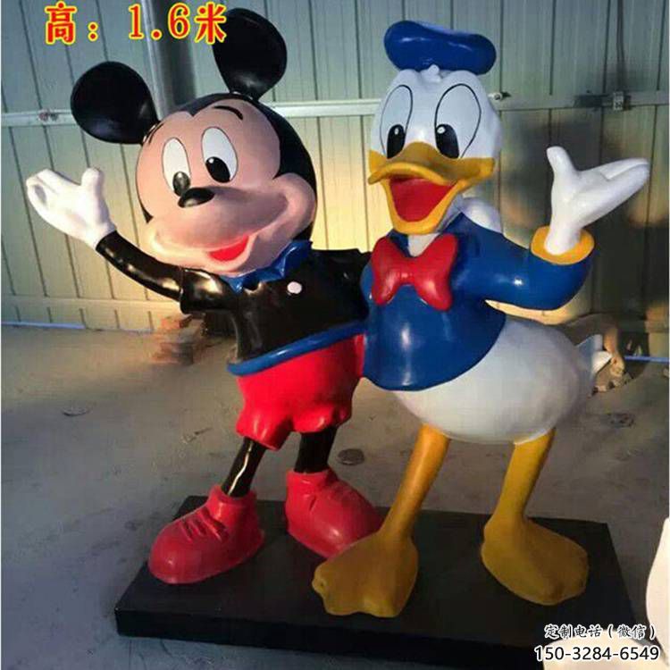 室內(nèi)米奇雕塑 仿真景觀動漫雕塑 大型卡通雕塑