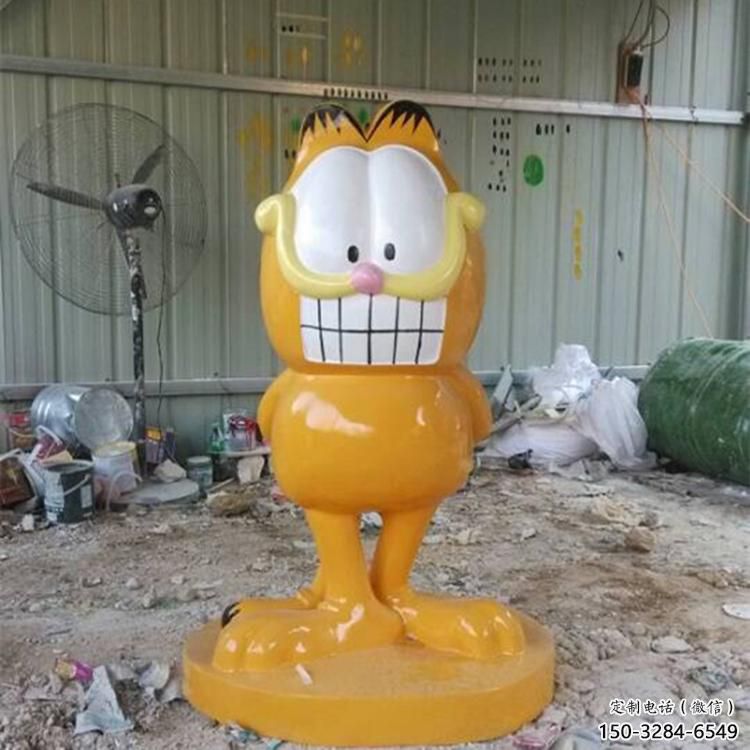 景觀唐老鴨雕塑 剪影卡通雕塑 商業(yè)街動漫雕塑
