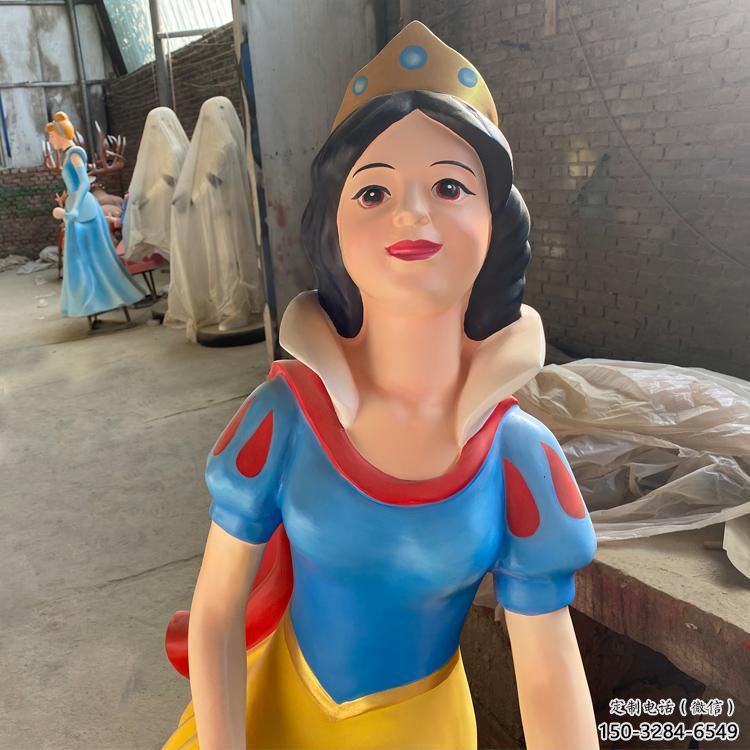 白雪公主雕塑 仿真景觀動漫雕塑 烤漆卡通雕塑