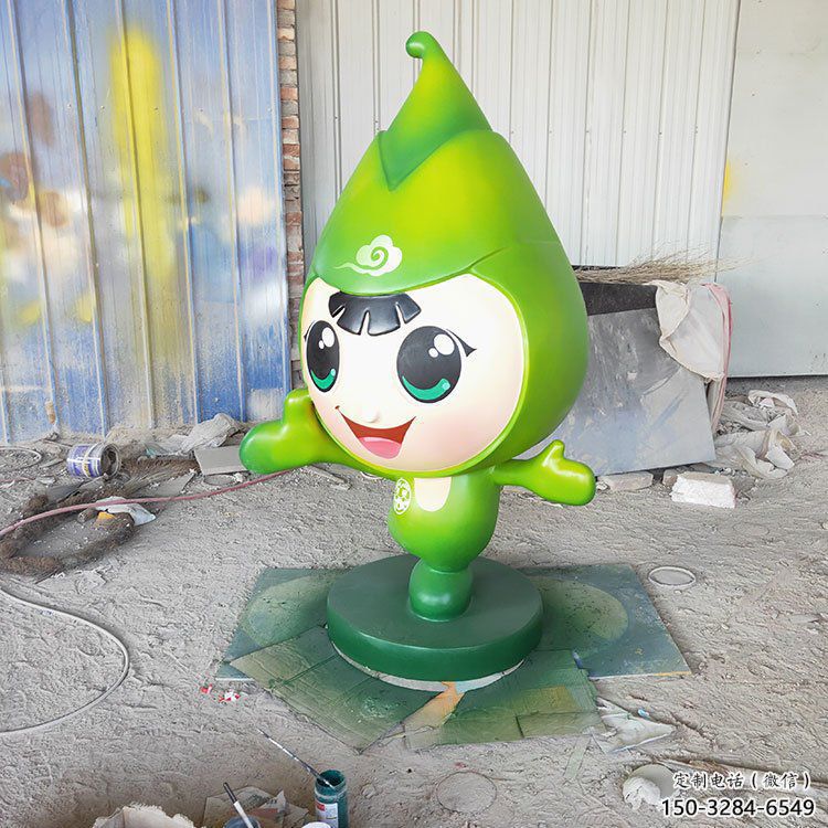 庭院娃娃雕塑 城市彩繪雕塑 卡通小品