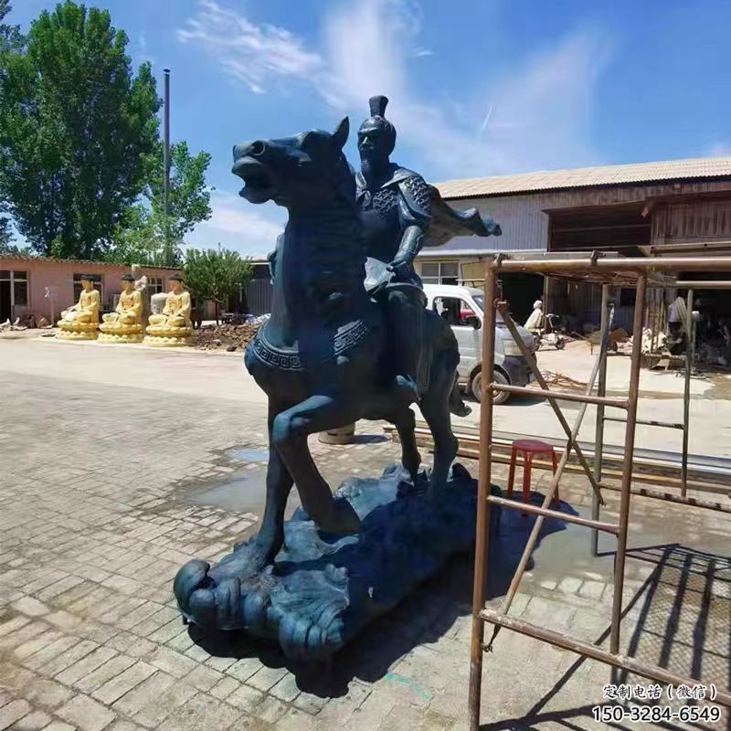 岳飛雕塑 歐式步行街名人雕塑 大型商場(chǎng)肖像雕塑