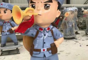 步行街交警雕塑 游樂場軍人雕塑 鑄造士兵雕塑