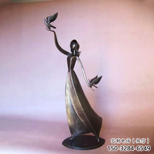 女人雕塑 鑄銅景觀歐式雕塑 室內(nèi)歐式雕塑