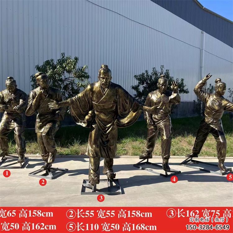 大門口華佗雕塑 青銅公園名醫雕塑 仿真藥王雕塑