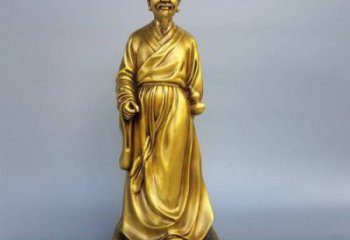 大型華佗雕塑 歐式步行街藥王雕塑 彩繪名醫雕塑