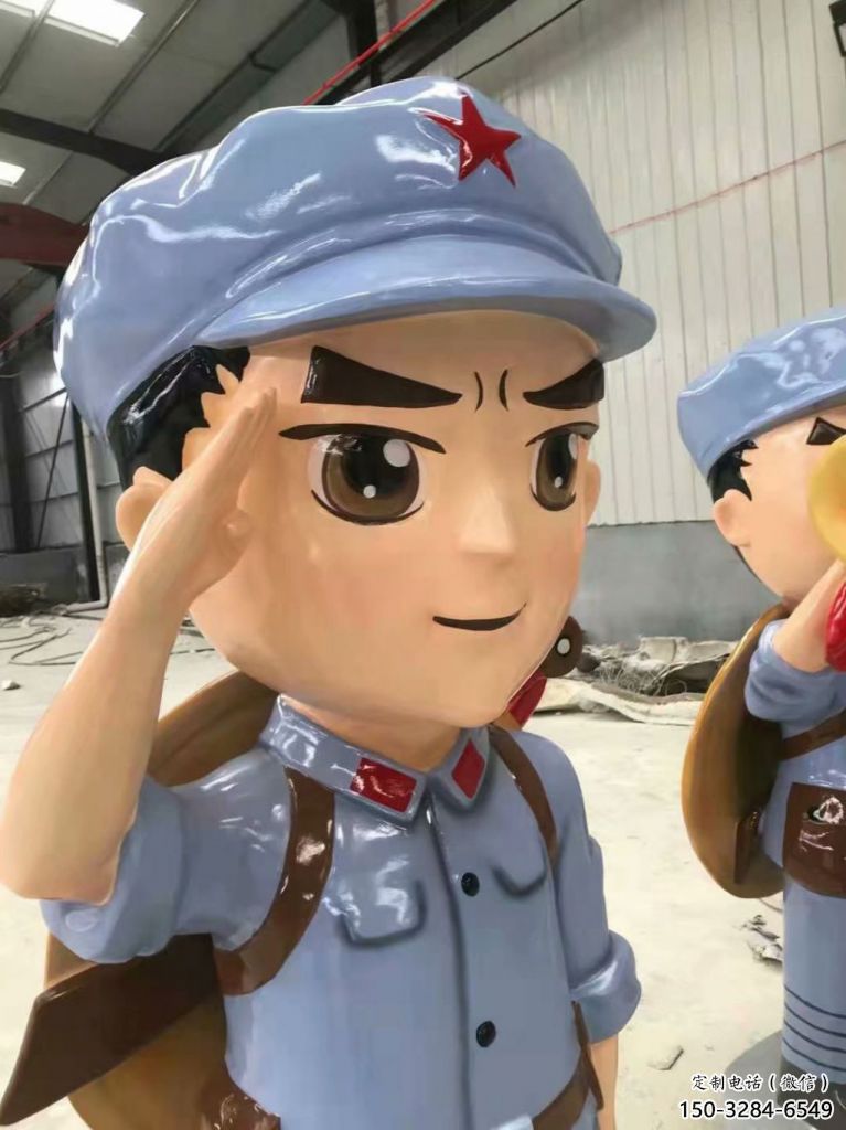 武警雕塑 大型別墅區警察雕塑 農村戰士雕塑