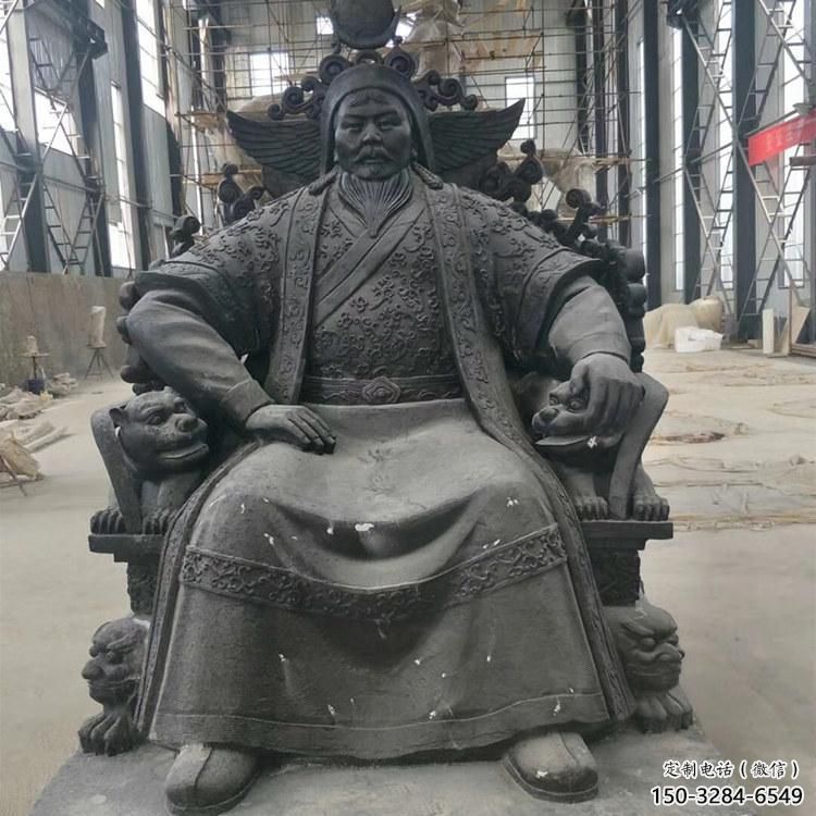 鑄銅皇帝雕塑 異形古代雕塑蔬 農(nóng)村雕塑