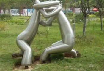 中式大力士雕塑廠家 戶外抽象雕塑 游樂場(chǎng)雕塑