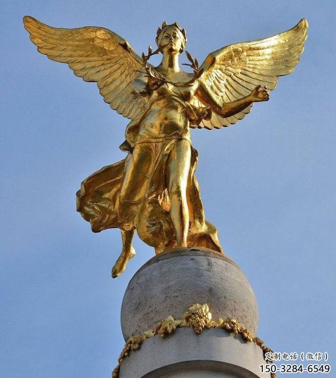 公園天使雕塑 戶外景觀擺件 抽象卡通雕塑