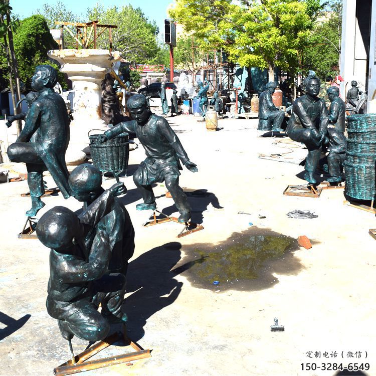 室內小孩子雕塑 仿真景觀玩耍雕塑 大型童趣雕塑