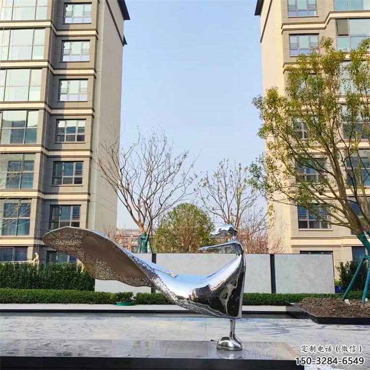 房地產(chǎn)跳舞雕塑 現(xiàn)代景觀舞者雕塑 幾何女孩雕塑