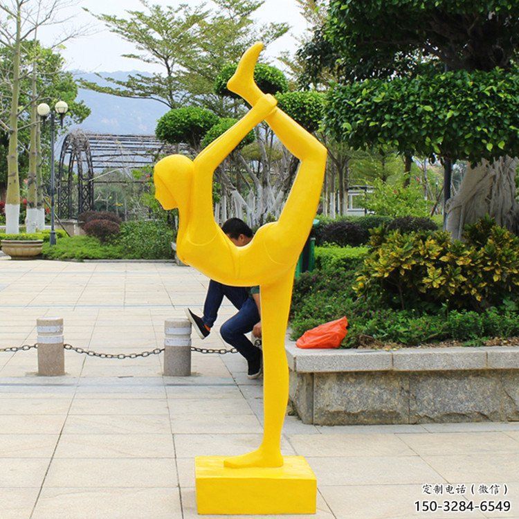 公園跳舞雕塑 戶外景觀舞者雕塑 抽象女孩雕塑