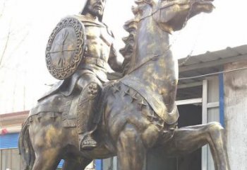 騎馬人雕塑 風景區(qū)幾何雕塑 廣場小品