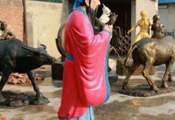 園林孔子雕塑 風景區學校雕塑 廣場小品