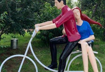 別墅區(qū)愛情雕塑 仿真戀人雕塑 大型親吻雕塑