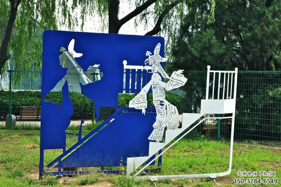 景觀皮影雕塑 仿真傳統雕塑 經典文化雕塑