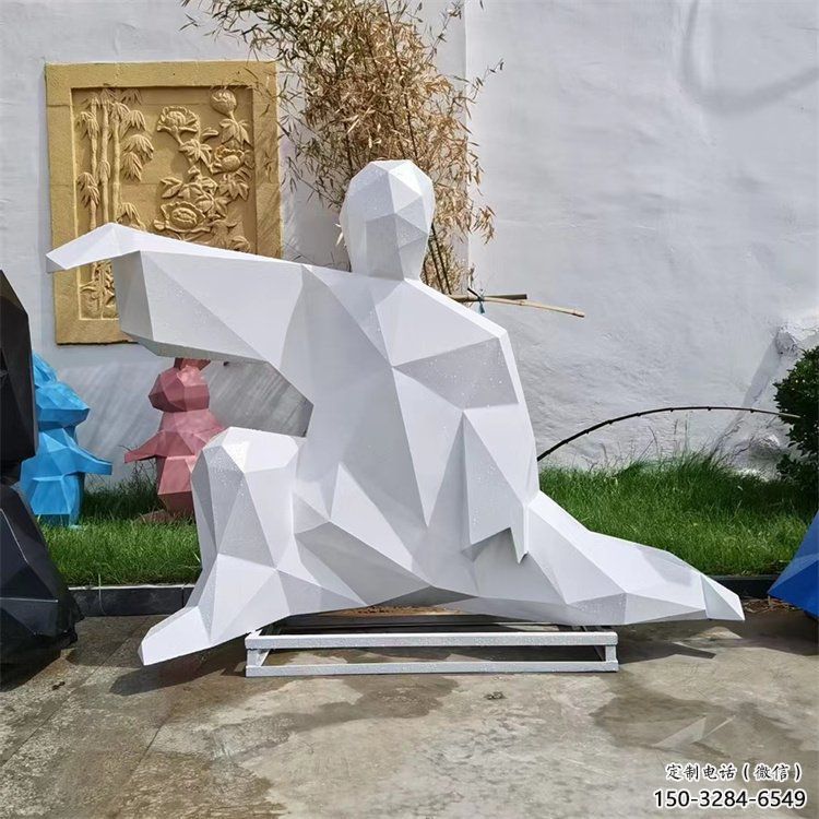 住宅小區武術雕塑 仿古功夫雕塑 公園練拳雕塑