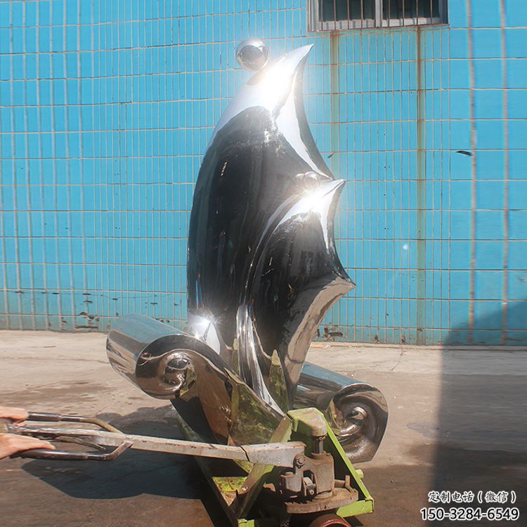 廣場(chǎng)揚(yáng)帆雕塑 抽象風(fēng)帆雕塑 烤漆遠(yuǎn)航雕塑