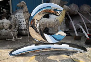 大門口磁鐵雕塑 發光公園u型雕塑 仿真雕塑