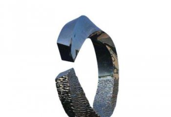 商業(yè)街磁鐵雕塑 烤漆u型雕塑 彩繪雕塑