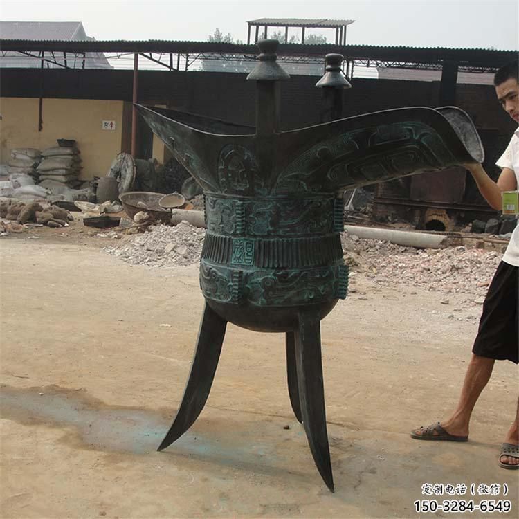 房地產酒杯雕塑 現代杯子雕塑 幾何酒杯子雕塑