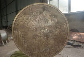 戶外校徽雕塑 噴漆浮雕雕塑 大型景墻雕塑