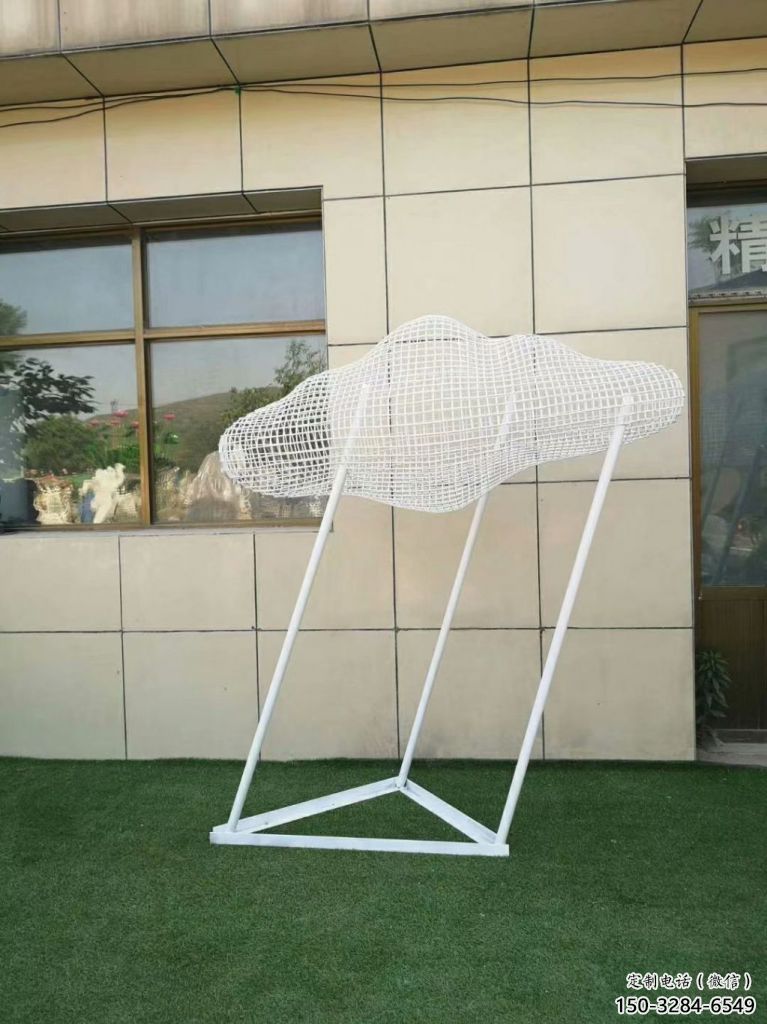 公園云梯雕塑 創(chuàng)意企業(yè)云朵雕塑 美陳梯子雕塑