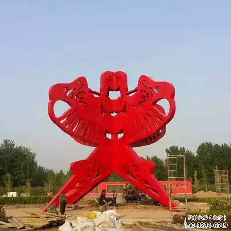 房地產(chǎn)風(fēng)箏雕塑 現(xiàn)代雕塑 幾何景觀雕塑