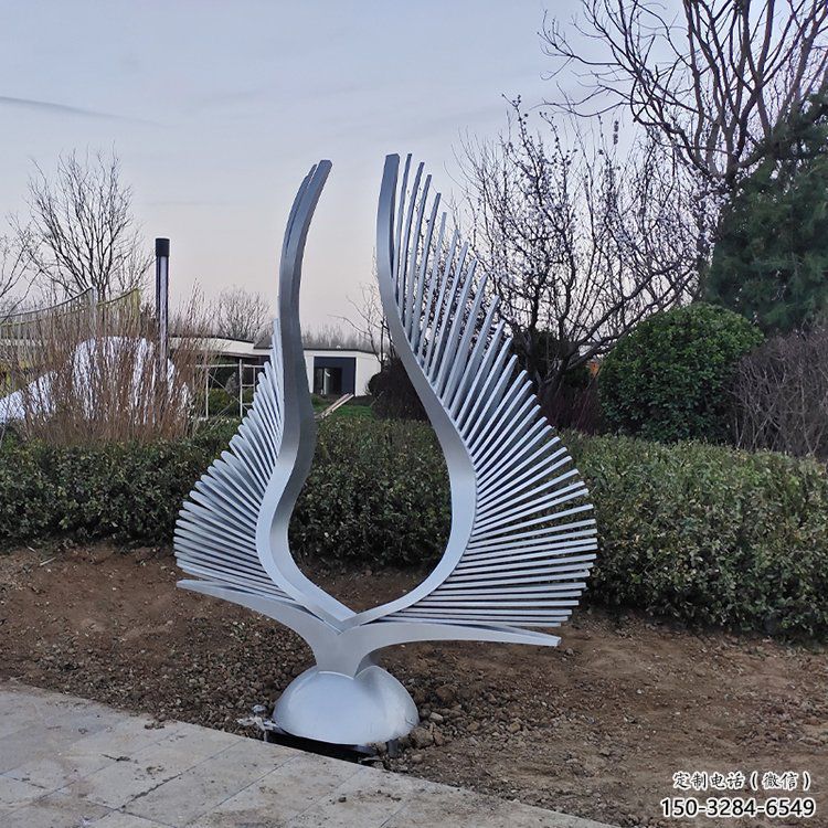 廣場風(fēng)箏雕塑 抽象雕塑 烤漆景觀雕塑