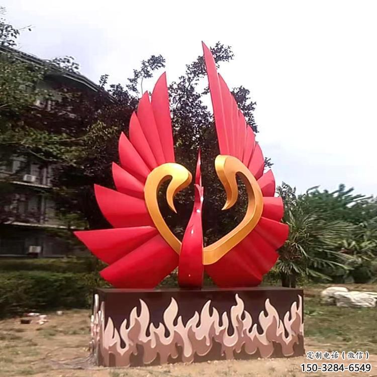 商業(yè)街風(fēng)箏雕塑 烤漆景觀雕塑 彩繪雕塑