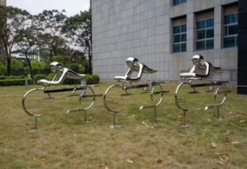 鏤空賽車雕塑 噴水園林賽車人雕塑 住宅小區(qū)體育雕塑