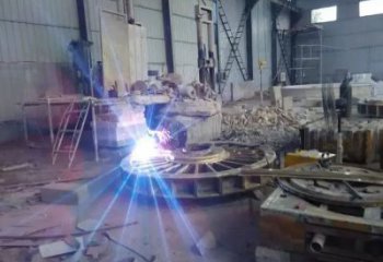 彩繪水車雕塑 景觀雕塑 街頭仿古雕塑