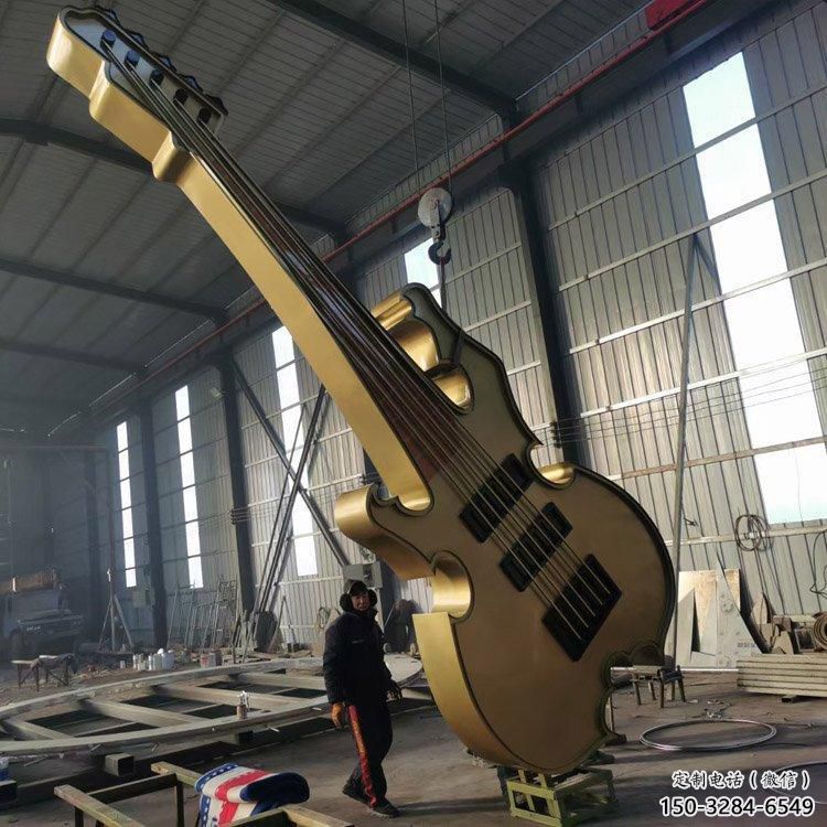 仿古薩克斯雕塑 騰飛樂器雕塑 房地產西方樂隊雕塑