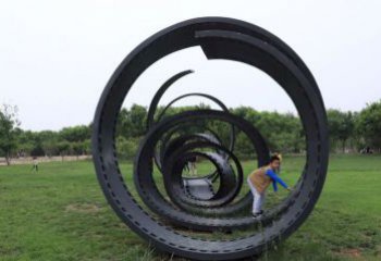 仿古膠卷雕塑 騰飛雕塑 房地產膠片雕塑