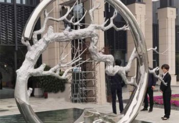 仿古花環(huán)雕塑 騰飛環(huán)形雕塑 房地產(chǎn)雕塑