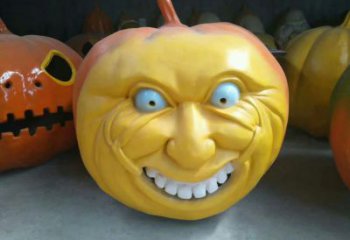 中式骷髏雕塑 啞光鬼怪雕塑 游樂場骷髏頭雕塑