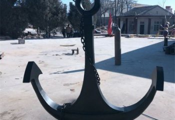 異形船錨雕塑 現(xiàn)代校園雕塑 校園碼頭雕塑