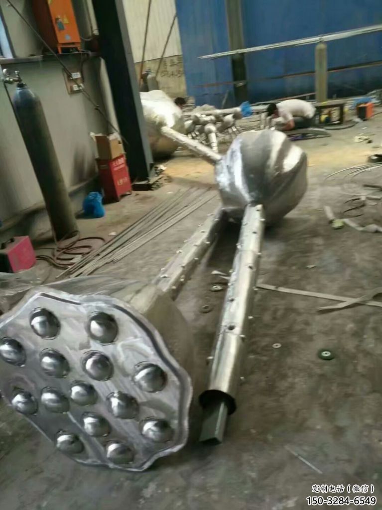 步行街蓮藕雕塑廠家 游樂場蓮科雕塑 鑄造雕塑