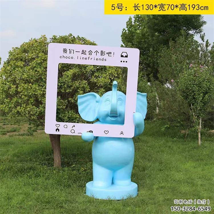 大象雕塑指用，景觀雕塑，彩繪大象雕塑點擊