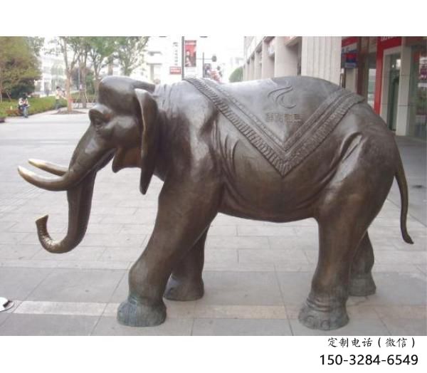 銅大象雕塑優(yōu)選，陸地擺件，銅大象雕塑生產(chǎn)