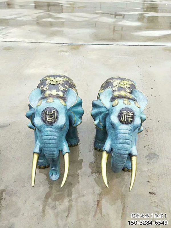 大象雕塑選用，鑄造工藝，彩繪大象雕塑生產(chǎn)廠家
