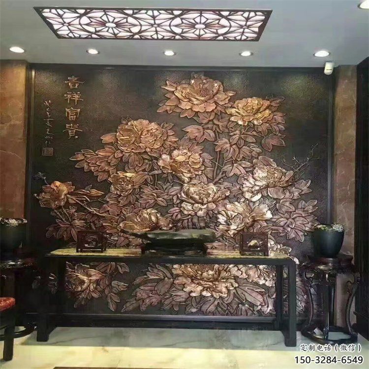 廣場(chǎng)花卉浮雕廠家，城市雕塑，景觀花卉浮雕定做