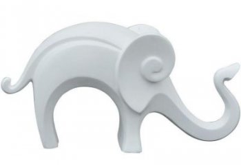 幾何大象雕塑通用，花園小品，廣場大象雕塑優價