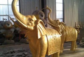 園林大象雕塑供給，景區(qū)雕塑，黃銅大象雕塑優(yōu)選