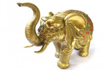 中式大象雕塑加工，景觀系列，商場黃銅大象雕塑供需