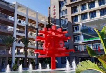 拉絲中國(guó)結(jié)雕塑