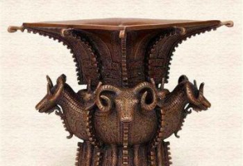 戶外四羊方尊銅雕生產(chǎn)